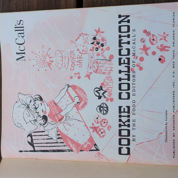 Vintage McCall's Cookie book MCM 1965  Betty Crocker kitchen labels 1998 - Picture 3 of 8